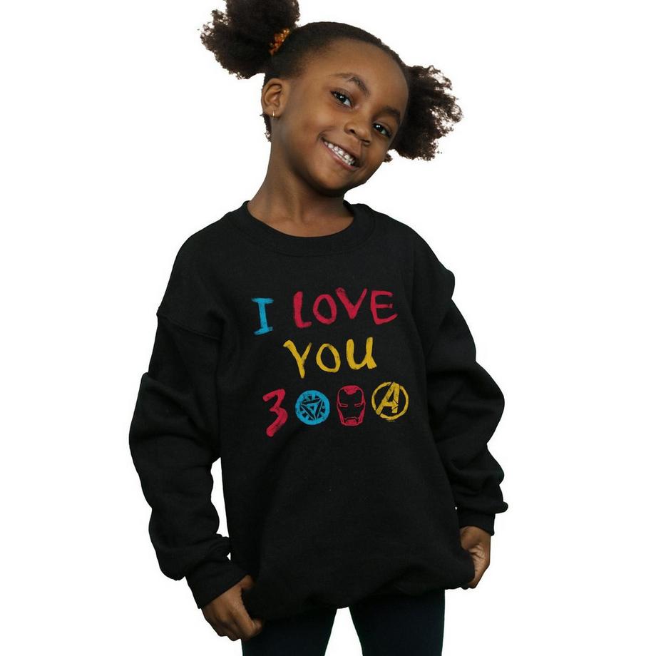 MARVEL  Avengers Endgame I Love You 3000 Sweatshirt 