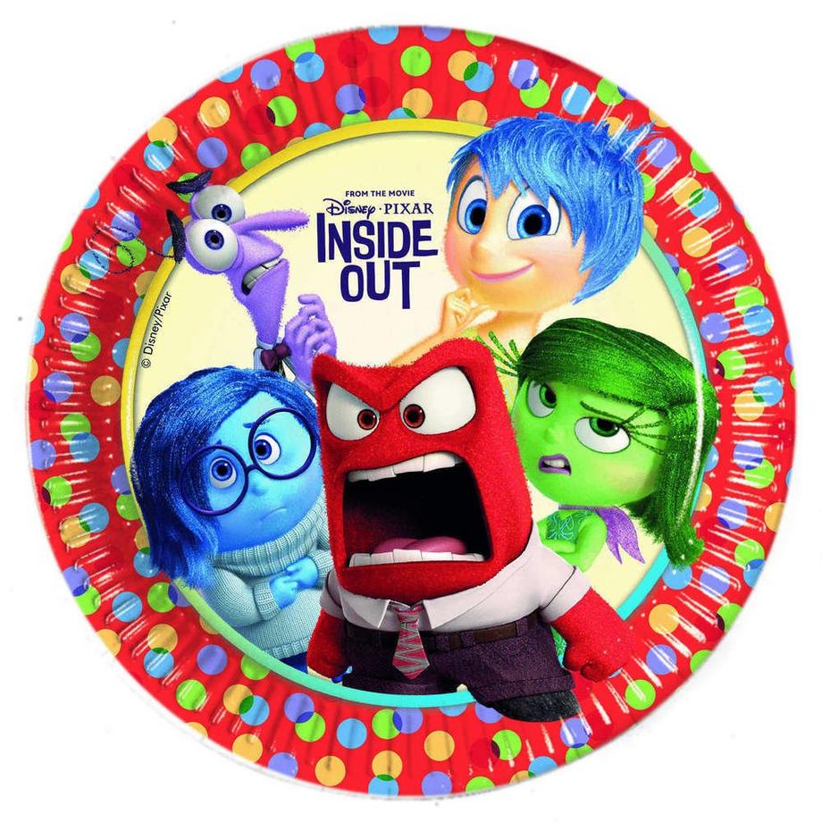 Inside Out PartyTeller, Papier, Geburtstag 8erPack  