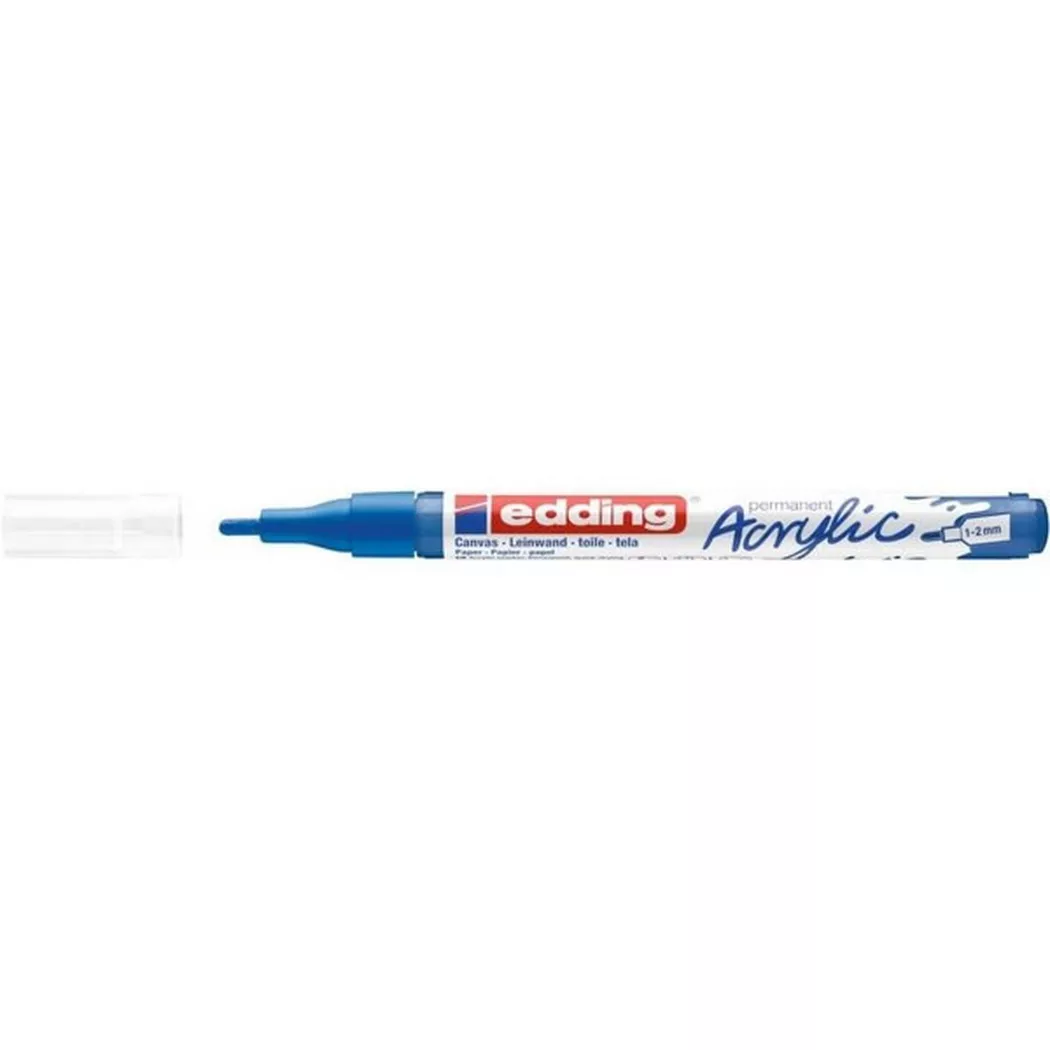 edding 5300 Acrylic "Acrylmarker - Fein" - Enzianblau