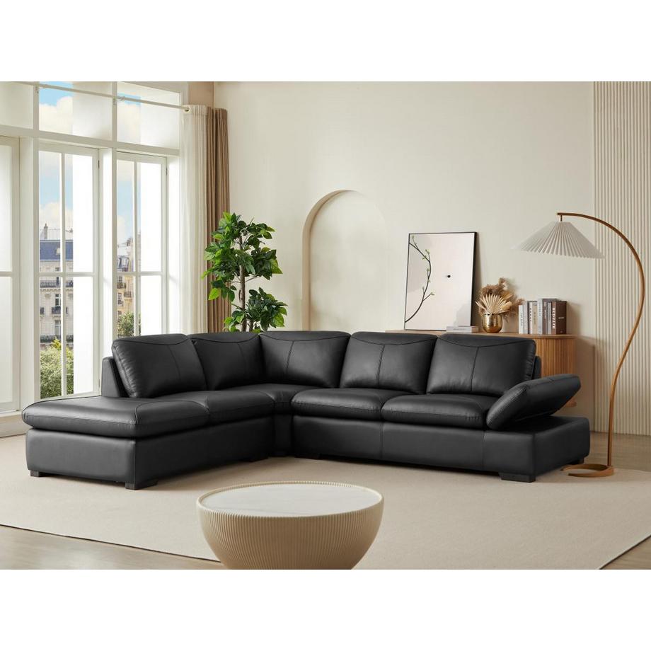 Vente-unique Ecksofa Leder ONYX II Ecke Links  