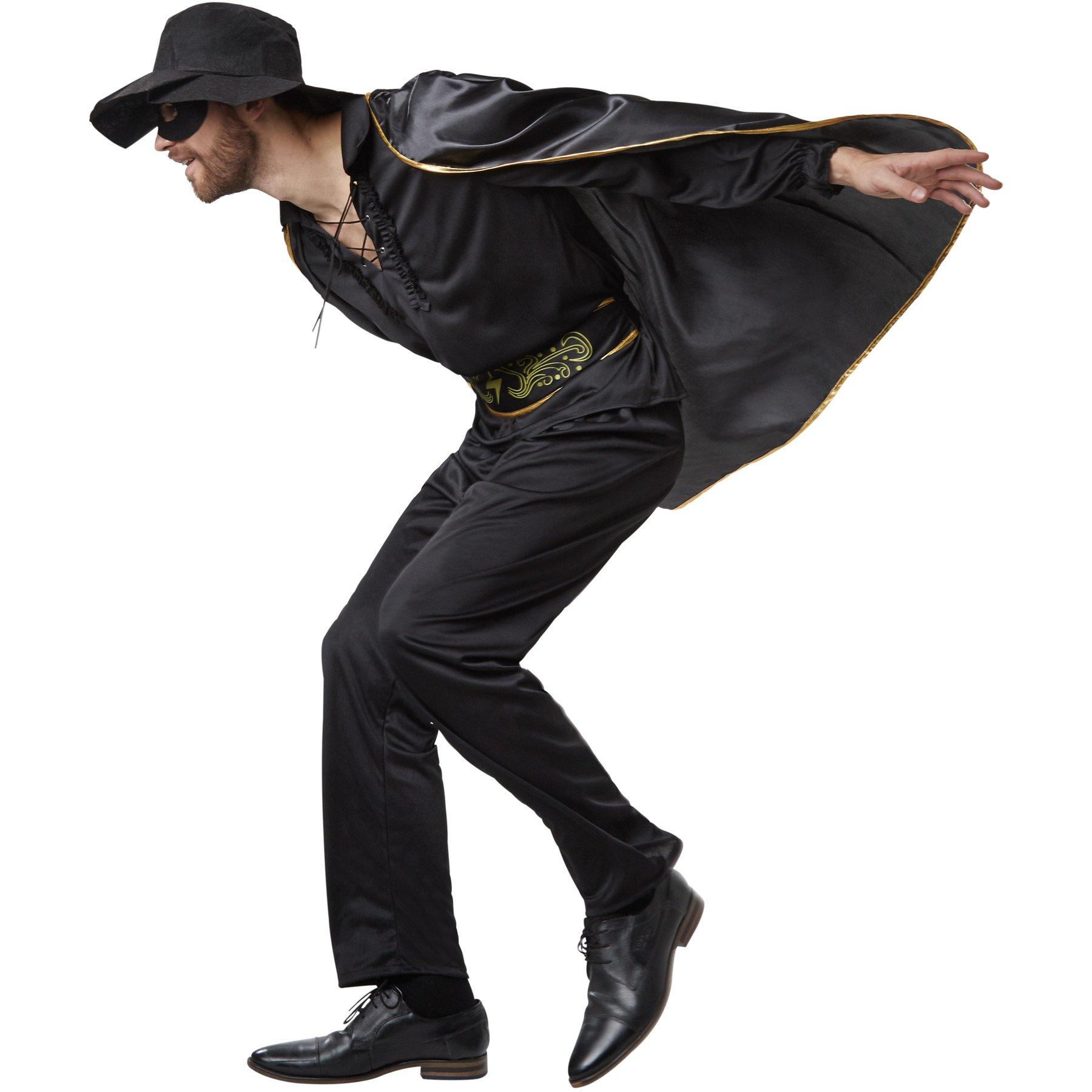 Tectake  Costume da uomo - Zorro 