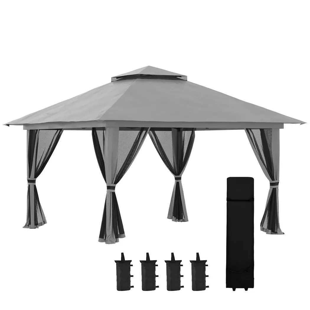 Outsunny - Faltpavillon, One Size
