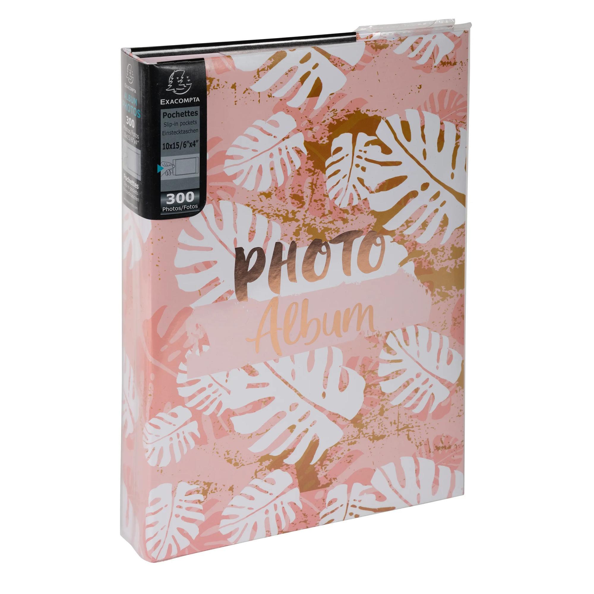 Exacompta Einsteckalbum Pastel Tropic 200 Fotos, 10X15cm, Format 22,5X22cm - x 2  