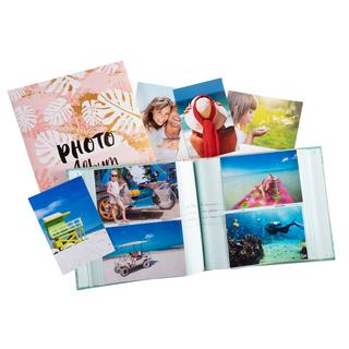 Exacompta Album photos à pochettes 300 photos 10x15cm PASTEL TROPIC - Format 22 ,5x32,5cm - x 2  