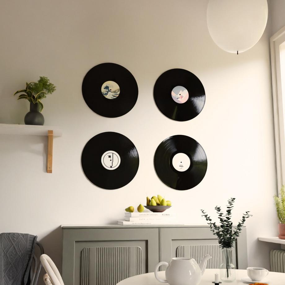 Northio Gancio per dischi a parete - confezione da 4 pezzi  