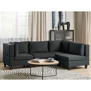 Beliani Ecksofa aus Polyester Modern UNSTAD  