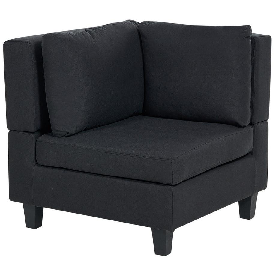 Beliani Ecksofa aus Stoff Modern UNSTAD  
