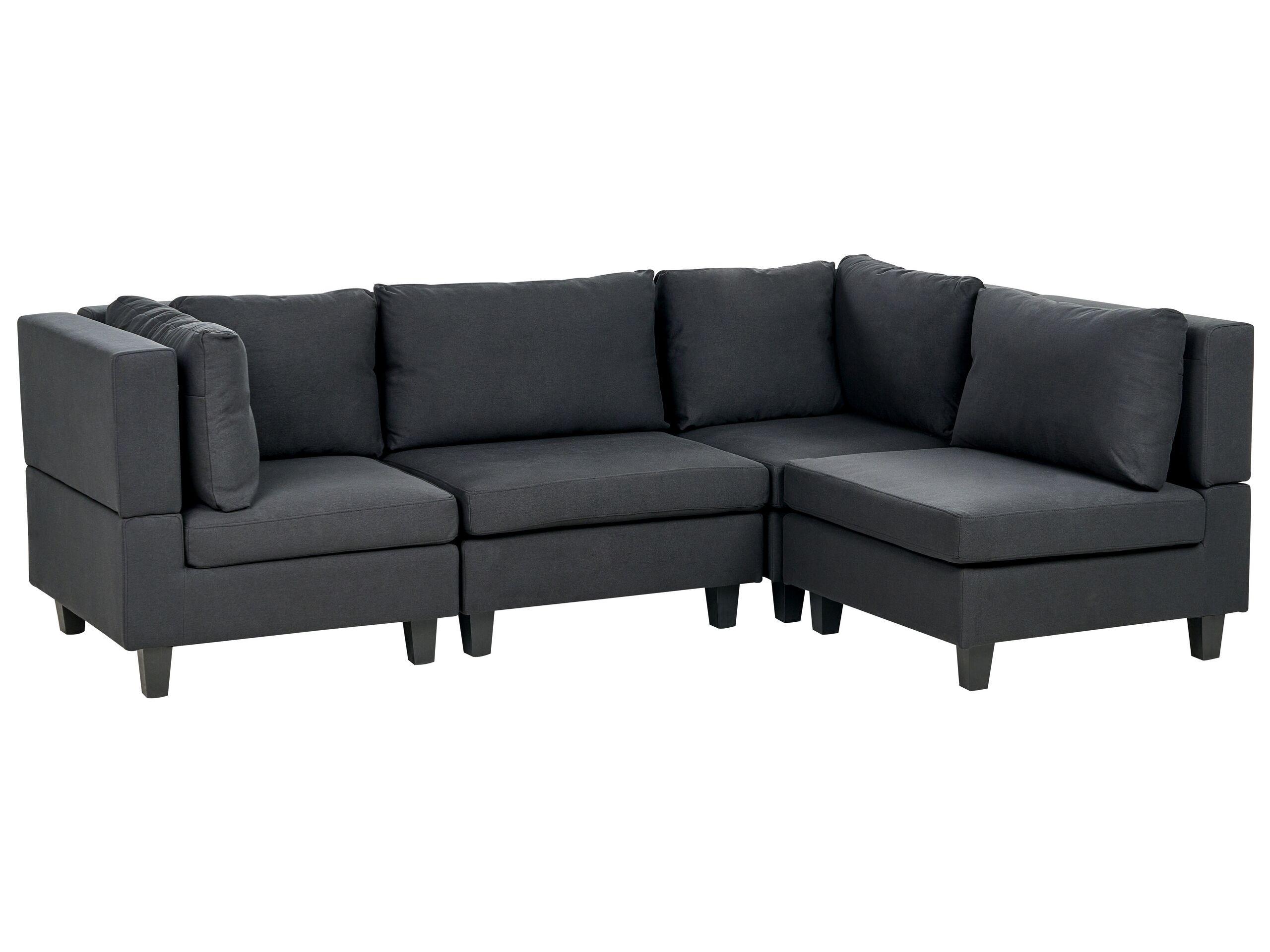 Beliani Ecksofa aus Polyester Modern UNSTAD  