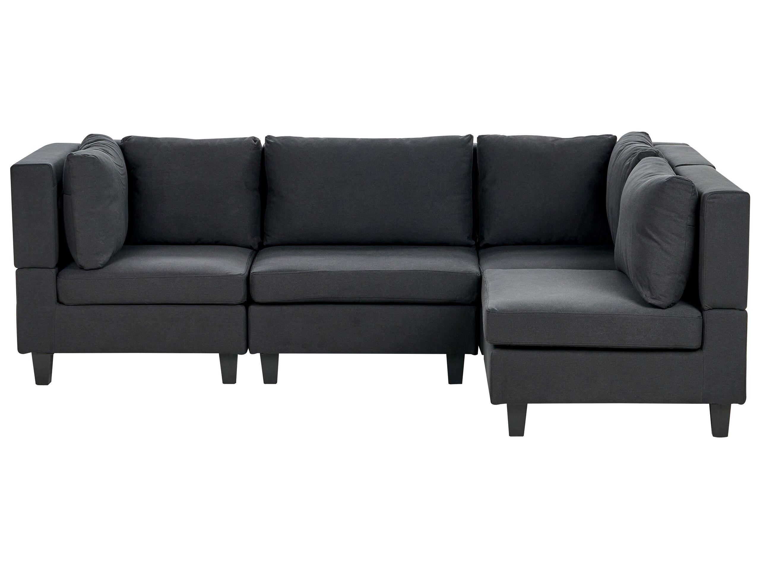 Beliani Ecksofa aus Polyester Modern UNSTAD  