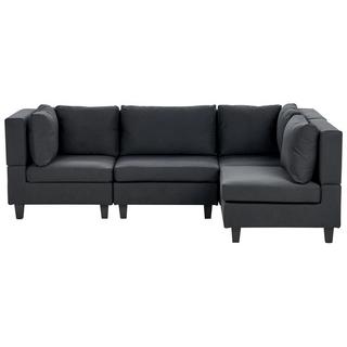 Beliani Ecksofa aus Polyester Modern UNSTAD  