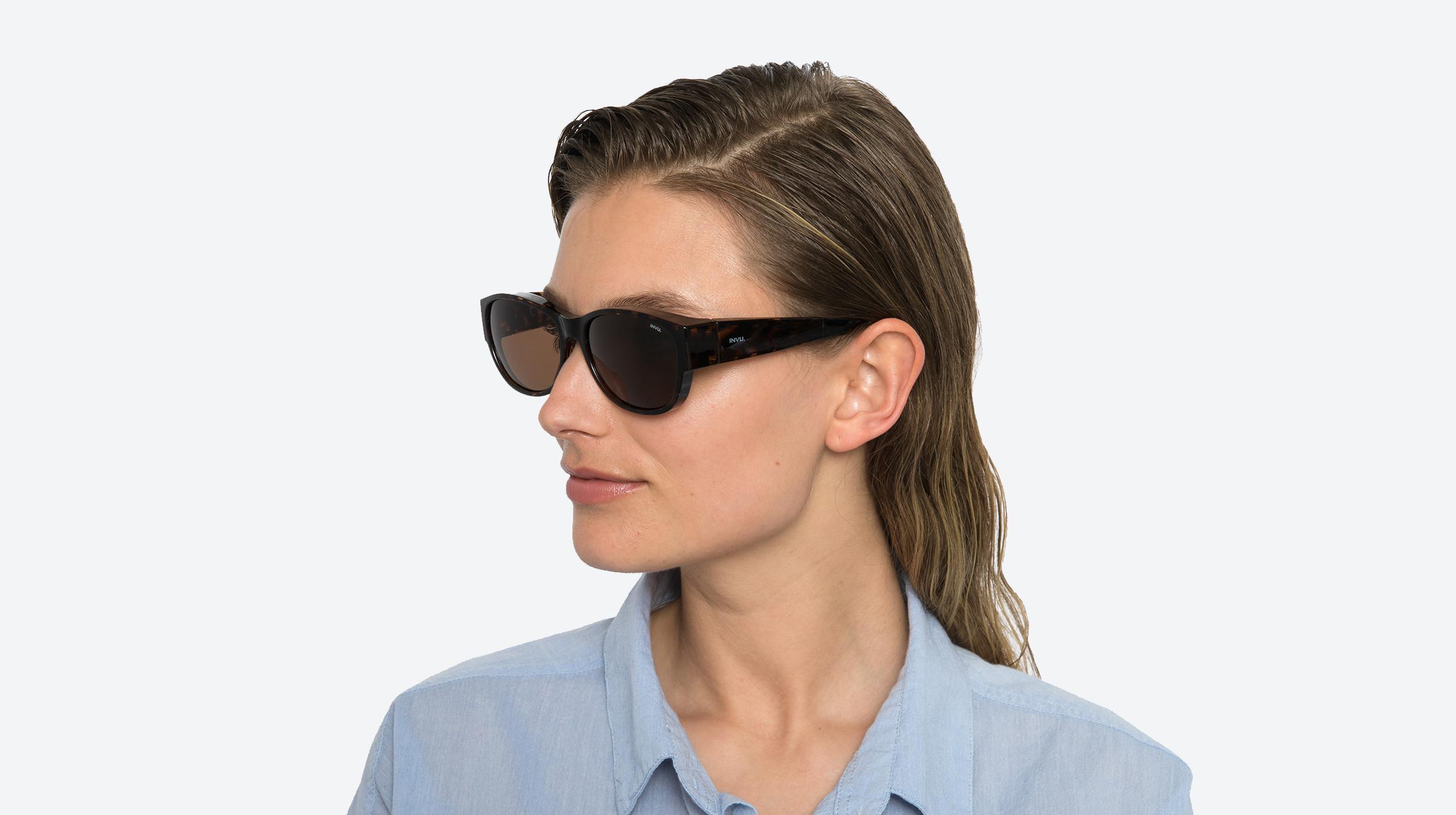 INVU Polarisierte Überbrille mit Etui  