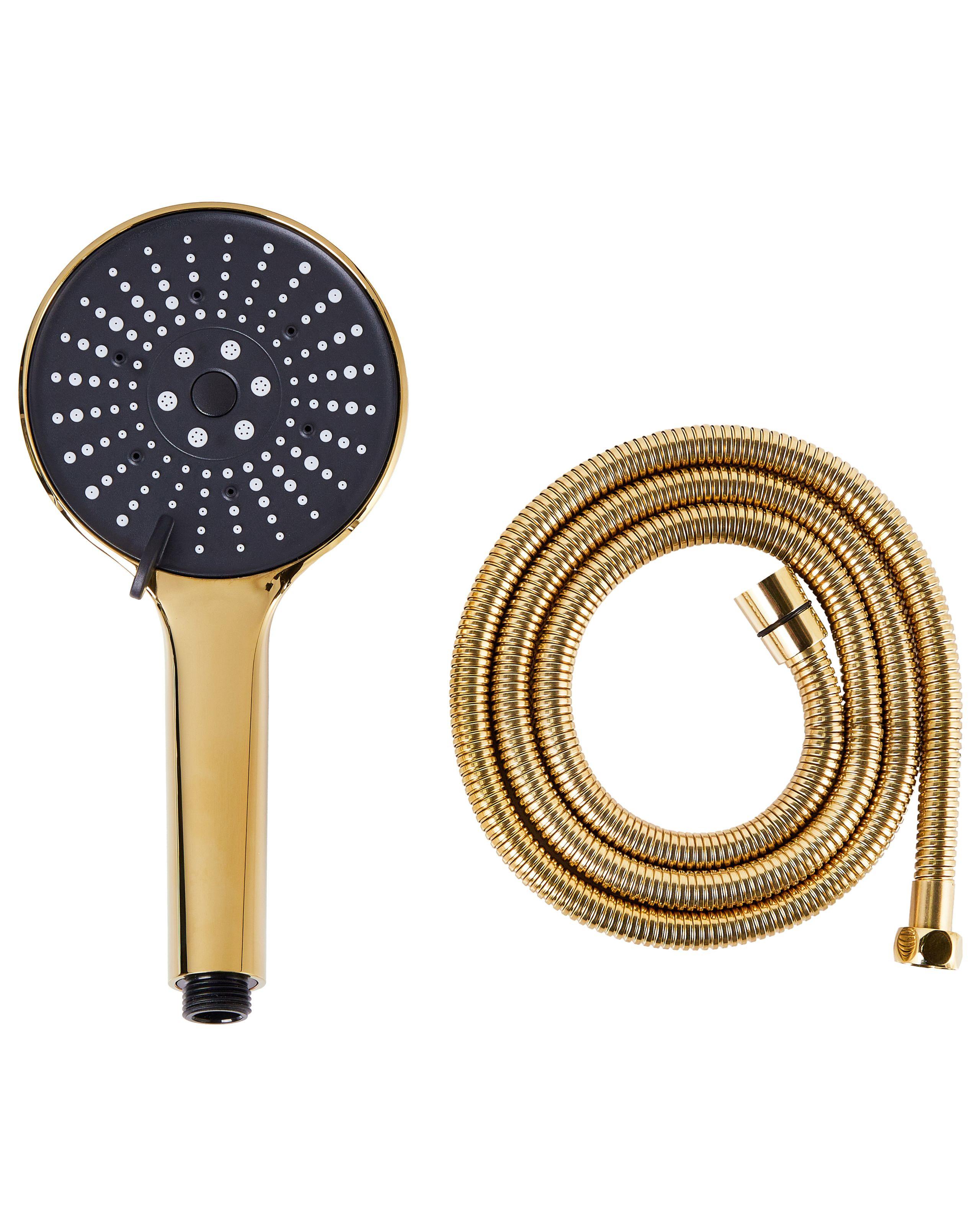 Beliani Duschkopf mit Schlauch aus ABS (robuster Kunststoff) Klassisch MAPIRI  