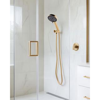 Beliani Duschkopf mit Schlauch aus ABS (robuster Kunststoff) Klassisch MAPIRI  