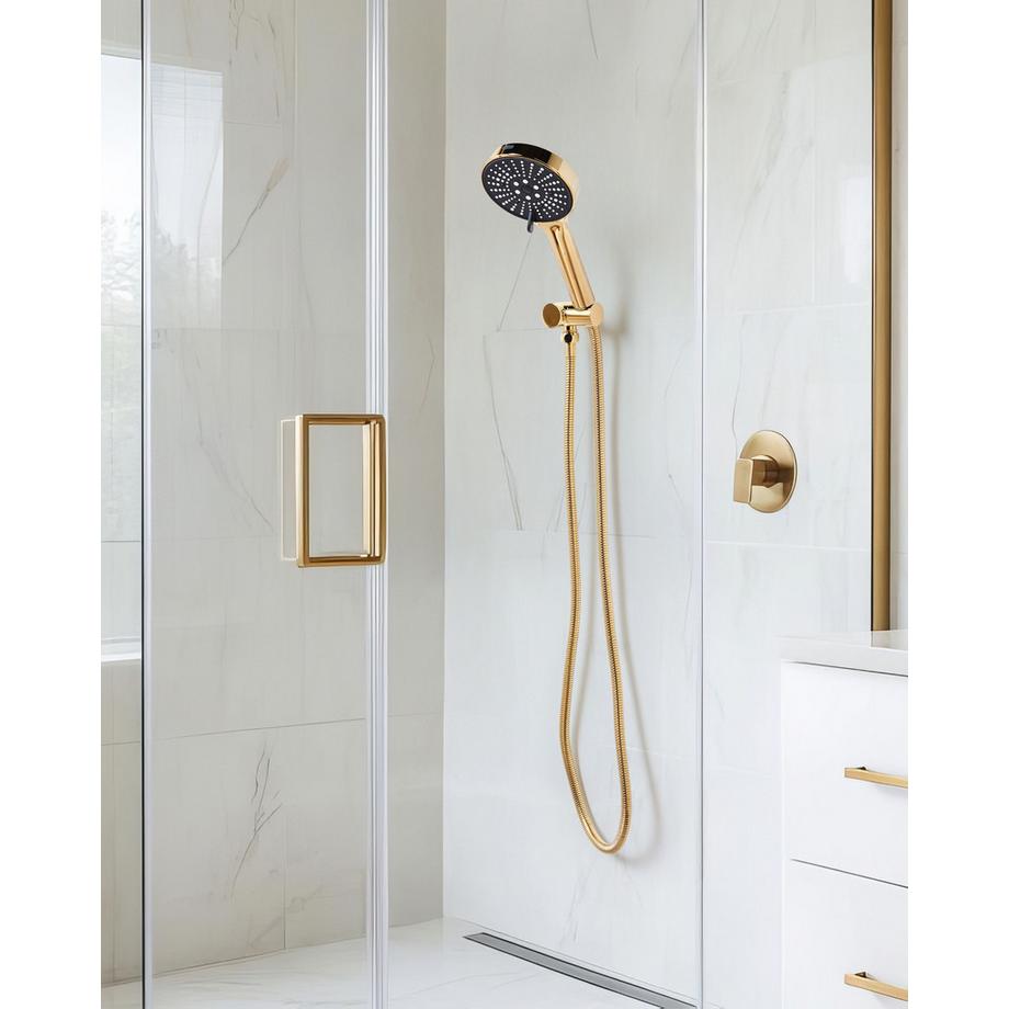 Beliani Kit doccia con soffione e flessibile en ABS (materiale sintetico resistente) Classico MAPIRI  