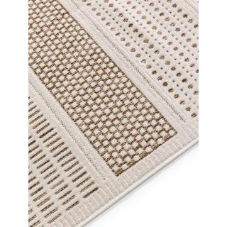 Benuta In- & Outdoor-Teppich Kaleo Cream/Beige  