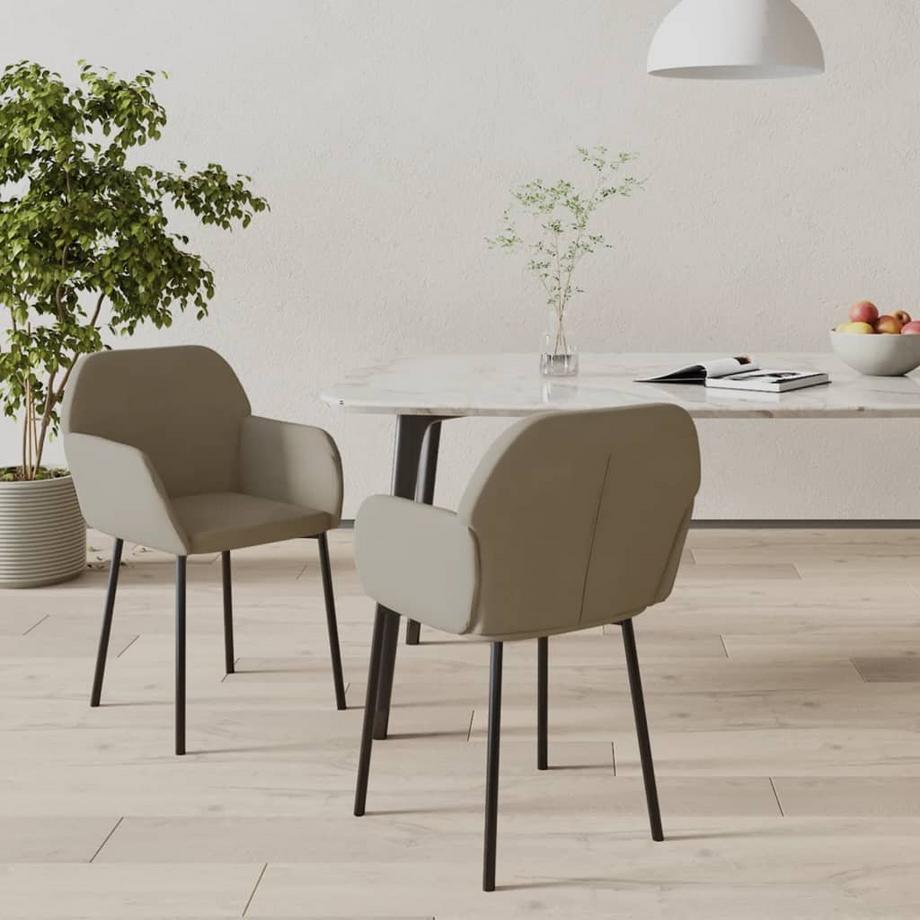 VidaXL Chaise de salle à manger velours  