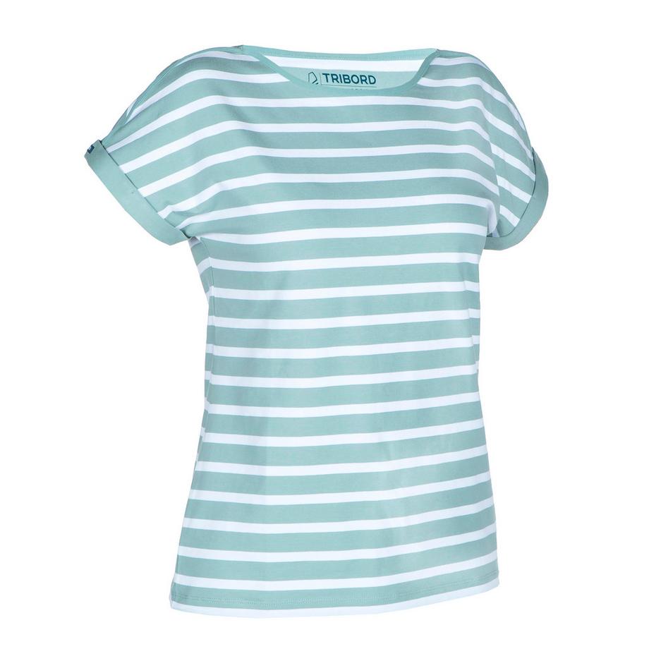 DECATHLON  T-shirt manches courtes femme voile coton 