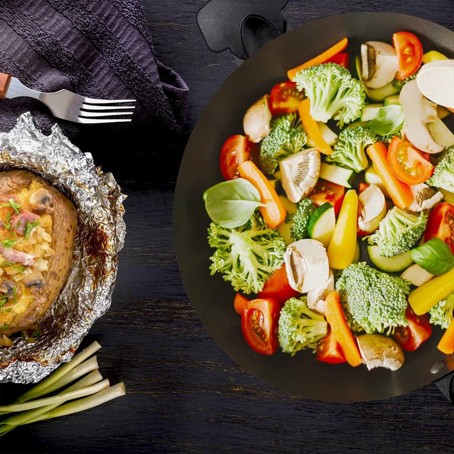 B2X Wok con coperchio induzione  