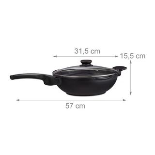 B2X Wok avec couvercle induction  