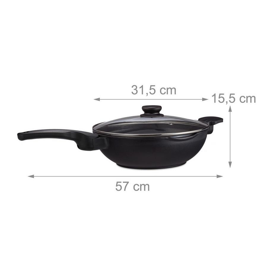 B2X Wok con coperchio induzione  