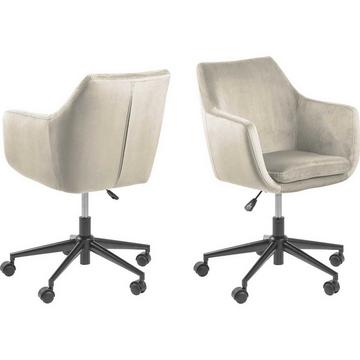 Bürostuhl Bahamas VIC Stoff Sandfarben Schwarz