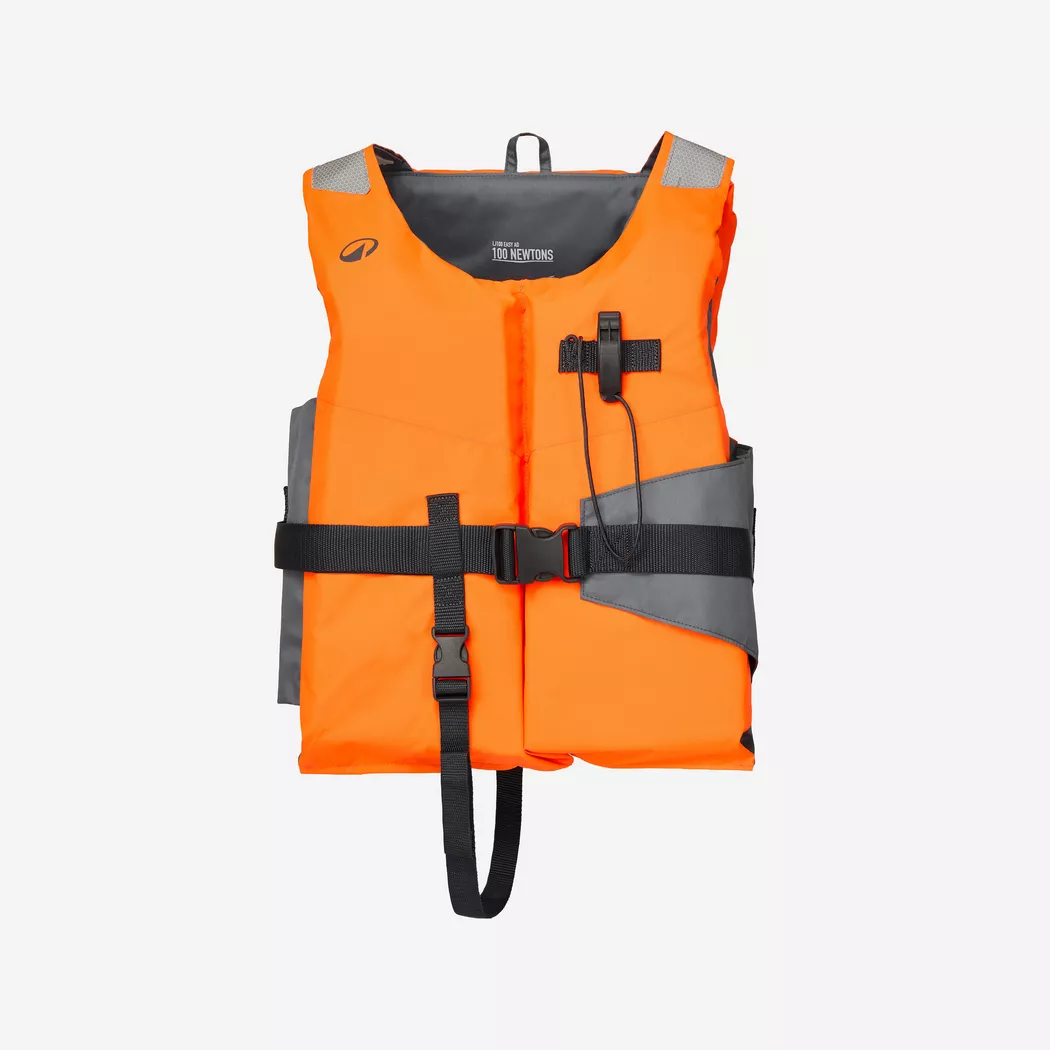 DECATHLON - Rettungsweste 100N Schaumstoff LJ100N easy, One Size, Orange