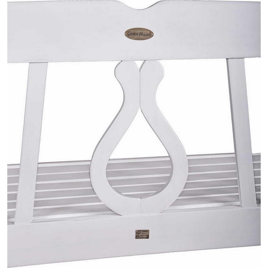 mutoni Gartenbank Arcadia Eukalyptus weiss 175  