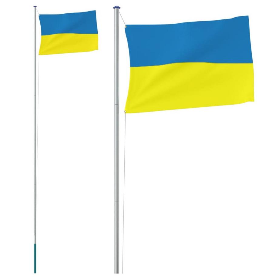 VidaXL  Drapeau de l'ukraine 