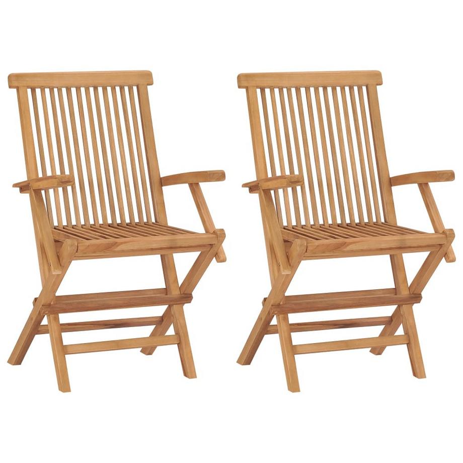 VidaXL Chaise de jardin teck  