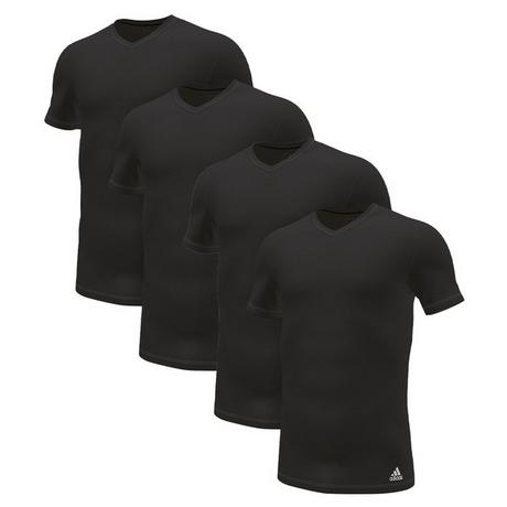 adidas  4er Pack Active Flex Cotton 3 Stripes - Unterhemd / Shirt Kurzarm 