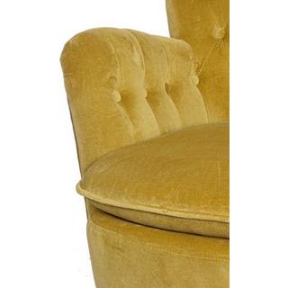 mutoni Fauteuil vintage Orlins moutarde  