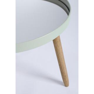 mutoni Tavolino Edvard verde salvia rotondo (set di 2)  