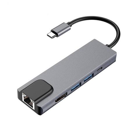 eStore  Multiport USB-C - HDMI, Ethernet, USB-C, 2x USB-3.0 