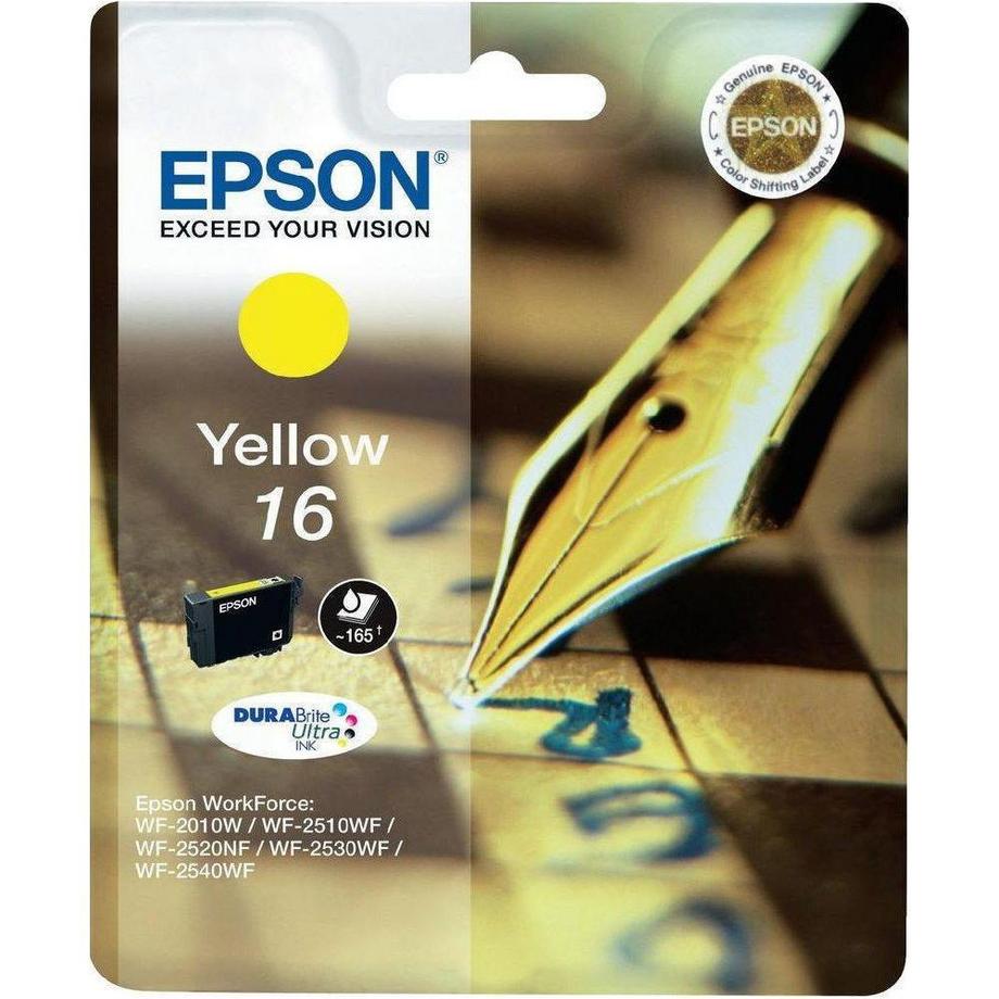 EPSON  EPSON Tintenpatrone yellow T162440 WF 2010/2540 165 Seiten 