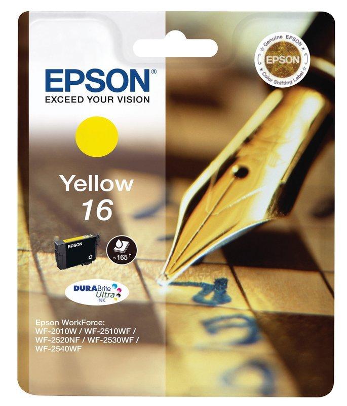 EPSON  EPSON Tintenpatrone yellow T162440 WF 2010/2540 165 Seiten 