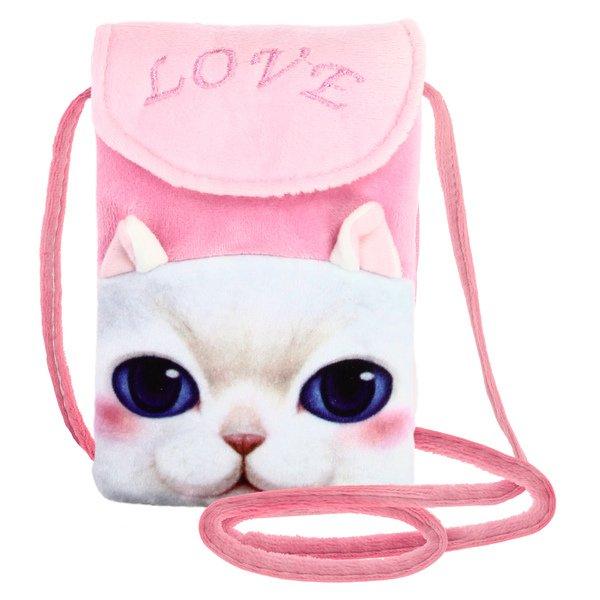 Avizar  Handytasche Katzendesign Rosa 