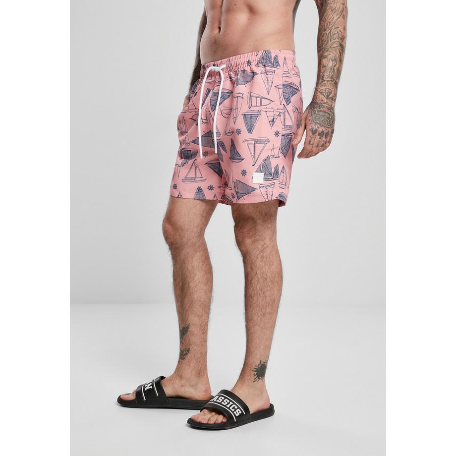 URBAN CLASSICS Pattern Badeshorts  