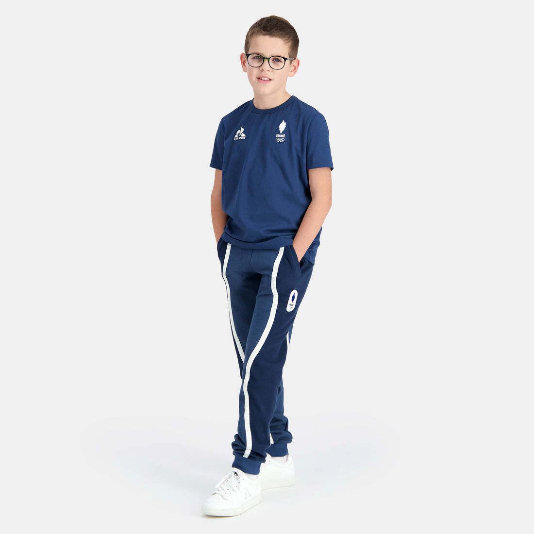 Le Coq Sportif  t-shirt per bambini paris 2024 