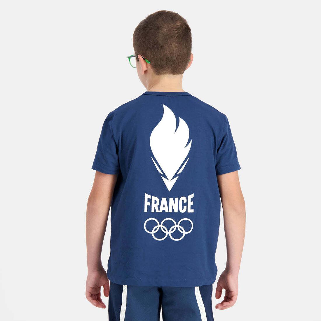 Le Coq Sportif  t-shirt per bambini paris 2024 