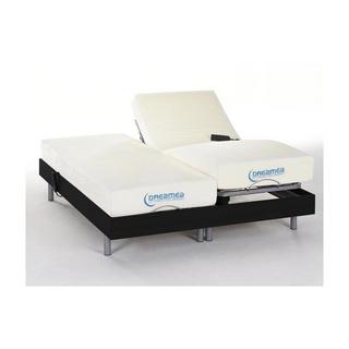 DREAMEA Lit électrique relaxation tout plots matelas mémoire de forme HESIODE III de DREAMEA moteurs OKIN  