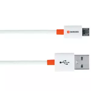 2.700202-E USB Kabel 1 m USB 2.0 Micro-USB A USB A Weiß
