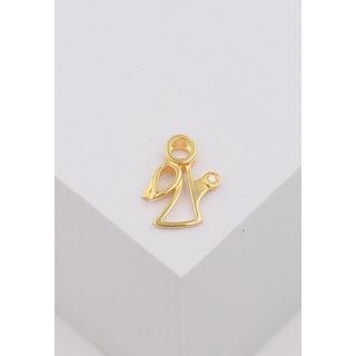 MUAU Schmuck  Pendentif ange en or jaune 750 diamant 0,0075ct. 13x11mm 