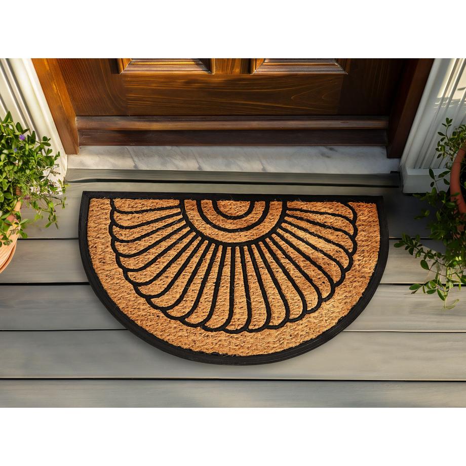 Beliani Tappetino da Ingresso en Fibra di Cocco Classico KORYAK  
