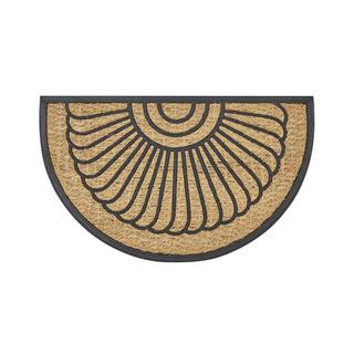 Beliani Fussmatte aus Kokosfasern Klassisch KORYAK  