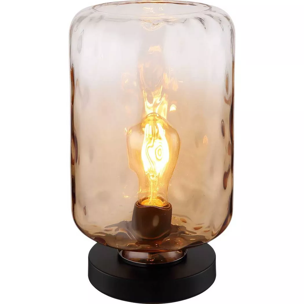 mutoni light – Tischleuchte Darina Metall amber matt 1xE27, One Size