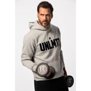 JP1880  Hoodie, Fitness, Sweat, Kapuze, Flock-Print 