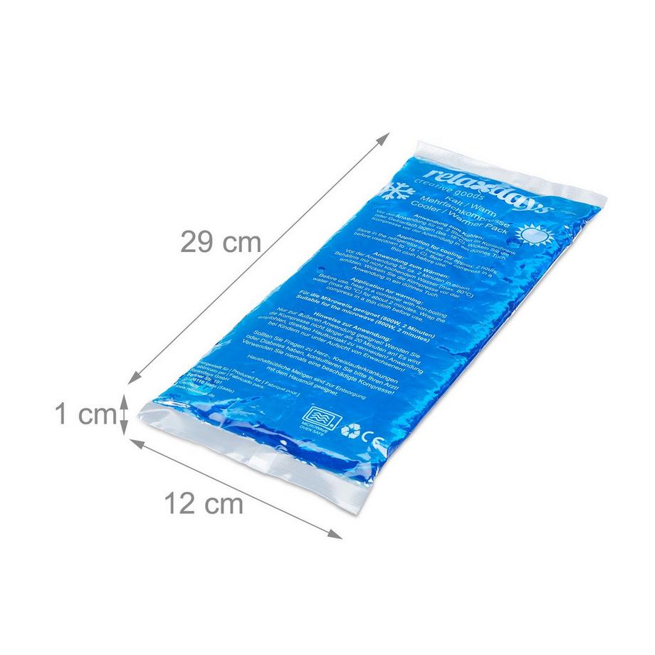 B2X Lampade di raffreddamento rettangolari set di 4 blu  