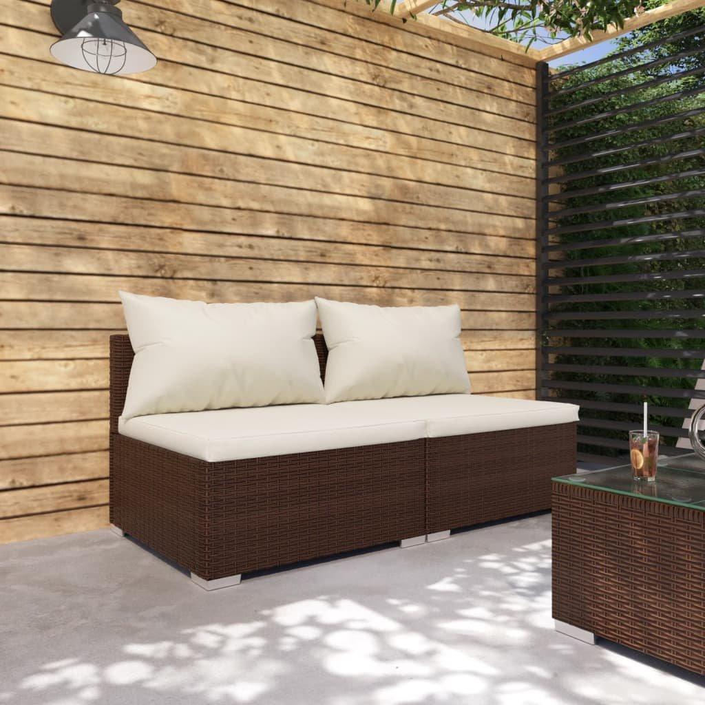 VidaXL Garten-lounge-set poly-rattan  