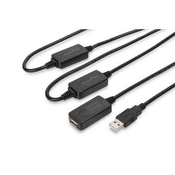 USB 2.0 Repeater-Kabel, 25 m