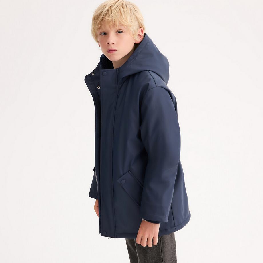 La Redoute Collections  Windjacke mit Sherpa-Futter und Kapuze 